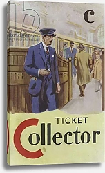 Постер Школа: Английская 20в. C, Ticket Collector