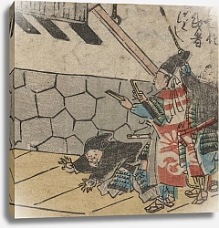 Постер Куниеси Утагава Hyōshigi o utsu bushi