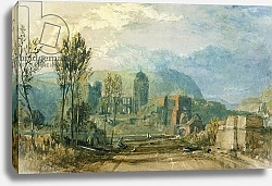 Постер Тернер Уильям (William Turner) Tours, Sunset: Looking Backwards, c.1826-30