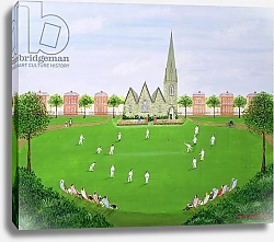Постер Баринг Марк (совр) Cricket on Blackheath, 1993