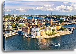 Постер Старый город, Стокгольм, Швеция