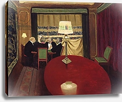 Постер Валлоттон Феликс A Round of Poker, 1902