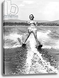 Постер Happy Woman Water Skier