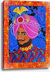 Постер Таттерсфильд Джейн (совр) Maharaja with Pink Turban, 2012,