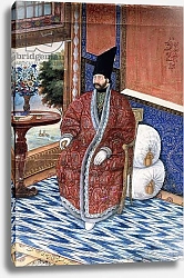 Постер Школа: Персидская 19в. Portrait of Prince Ardshir Mirza, c.1852-3