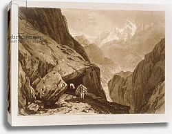 Постер Тернер Вильям (последователи) F.9.I Mt. St. Gothard, from the 'Liber Studiorum', engraved by Charles Turner, 1808