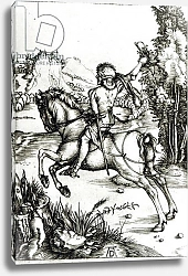 Постер Дюрер Альбрехт The Small Courier, c.1496