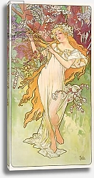 Постер Муха Альфонс The Seasons: Spring, 1896
