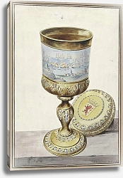 Постер Шуман Эрт Golden cup with lid