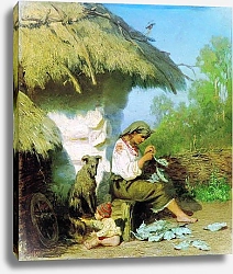 Постер Семирадский Генрих Сельская идиллия. 1886