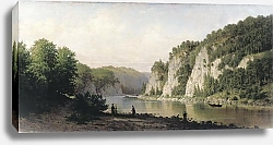 Постер Верещагин Петр Камень Писанный на реке Чусовой. 1877
