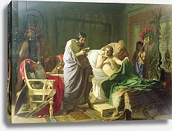 Постер Confidence of Alexander the Great into his physician Philippos, 1870