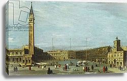 Постер Гварди Франческо (Francesco Guardi) The Piazza San Marco, Venice looking West,