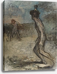 Постер Дега Эдгар (Edgar Degas) David and Goliath, c.1857
