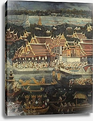 Постер Школа: Тайская The Loy Krathong festival, 1864