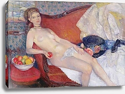 Постер Глакенс Уильям Джеймс Nude with Apple, 1909-10