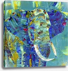 Постер Пёстрый слон
