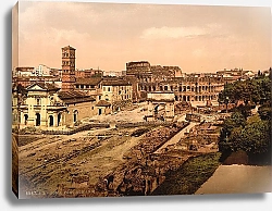 Постер Италия. Рим, Римский Форум