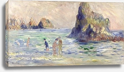 Постер Ренуар Пьер (Pierre-Auguste Renoir) Moulin Huet Bay, Guernsey