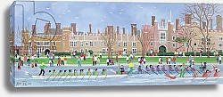 Постер Джоел Джуди Dragon boat racing at Hampton Court, 1993