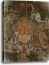 Постер Школа: Тайская Birth of a Prince, Wat Suthat, Bangkok
