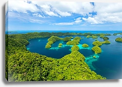 Постер Острова Палау, вид сверху