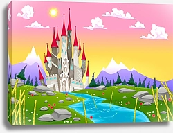 Постер Замок у фиолетовых гор
