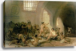 Постер Гойя Франсиско (Francisco de Goya) The Madhouse, 1812-15