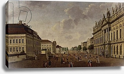 Постер Фешхельм Карл Т. View of the armory and Unter den Linden Street, 1786