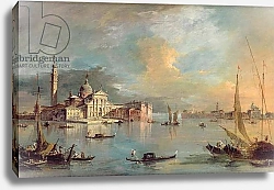 Постер Гварди Франческо (Francesco Guardi) San Giorgio Maggiore, Venice, with the Giudecca and Zitelle