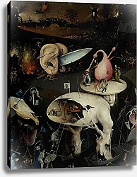 Постер Босх Иероним The Garden of Earthly Delights: Hell, right wing of triptych, c.1500 3