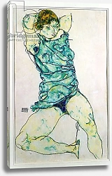 Постер Шиле Эгон (Egon Schiele) Reclining girl