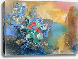 Постер Редон Одилон Офелия среди цветов