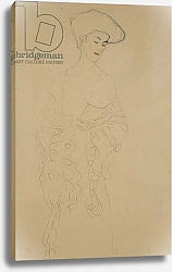 Постер Климт Густав (Gustav Klimt) Mit Leichter Wendung Nach Links, 1907