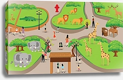 Постер Детский план Зоопарка
