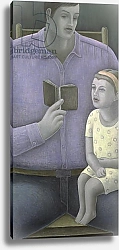 Постер Эдиналл Рут (совр) Man reading to Girl, 2003