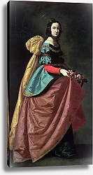 Постер Зурбаран Франсиско St. Elizabeth of Portugal 1640