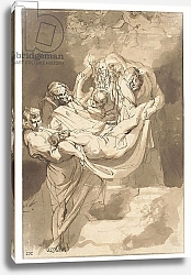 Постер Рубенс Петер (Pieter Paul Rubens) Deposition of Christ in tomb, 1615-17