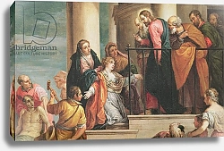 Постер Теньерс Давид Младший Raising of the widow's son of Nain, 1651-56, copy of painting by Veronese