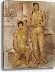 Постер Вуд Кристофер Seated and Standing Nudes, 1972