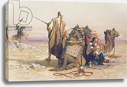 Постер Хааг Карл Danger in the Desert, 1867