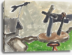 Постер Доув Артур Landscape with Weather Vane
