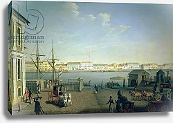 Постер Патерсон Бенджмин English Shore Street in St Petersburg, 1790s