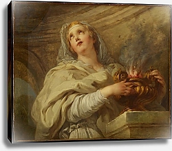 Постер Лемойн Франсуа Vestal Virgin, c.1730