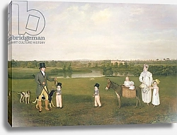 Постер Фернли Джон William Hetton Cooke with his Wife and Children at Worleston Rookery, Chester