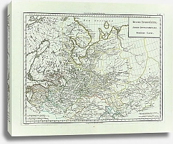 Постер Карта северной части европейской России, 1790-1797 г. 1