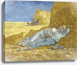 Постер Ван Гог Винсент (Vincent Van Gogh) Сиеста, 1890