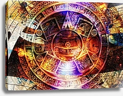 Постер Древний календарь майя и музыка