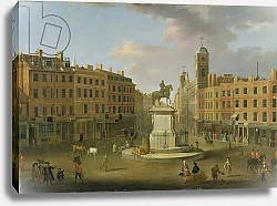 Постер Николлс Джозеф Charing Cross, with the Statue of King Charles I and Northumberland House, c.1750