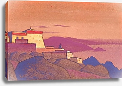 Постер Рерих Николай Тибет. Монастырь гелукпа